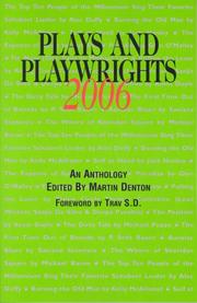 Cover of: Plays and Playwrights 2006 (Plays and Playwrights)