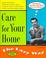 Cover of: Care for Your Home the Lazy Way (The Lazy Way Series)
