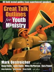 Cover of: Great Talk Outlines for Youth Ministry