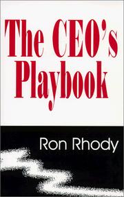 Cover of: The CEO's Playbook by Ron Rhody