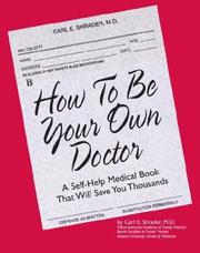 Cover of: How to Be Your Own Doctor