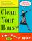 Cover of: Clean Your House The Lazy Way