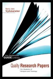 Cover of: Quality Research Papers by Nancy Jean Vyhmeister
