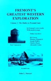 Cover of: Fremont's greatest western exploration: in Fremont's own words, with modern maps
