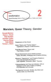 Cover of: Marxism, queer theory, gender
