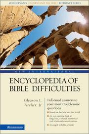 Cover of: New international encyclopedia of Bible difficulties: based on the NIV and the NASB