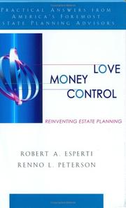 Love, money, control by Robert A. Esperti