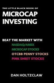 The Little Black Book of Microcap Investing