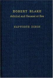 Cover of: Robert Blake by William Hepworth Dixon