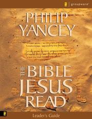 Cover of: The Bible Jesus Read Leader's Guide by Philip Yancey
