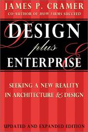 Cover of: Design Plus Enterprise: Seeking a New Reality in Architecture & Design