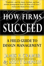 Cover of: How firms succeed: a field guide to design management