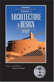 Cover of: Almanac of Architecture & Design 2005, Sixth Edition (Almanac of Architecture and Design) by 