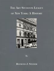 Cover of: The Art Students League of New York: a history