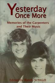 Cover of: Yesterday once more: memories of the Carpenters and their music