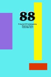 Cover of: 88 A Journal of Contemporary American Poetry Issue 3