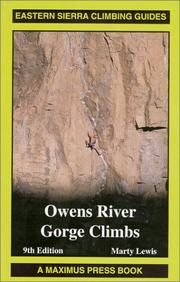 Cover of: Owens River Gorge Climbs 9th Edition