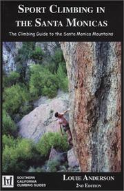 Cover of: Sport Climbing in the Santa Monicas (Southern California Climbing Guides)