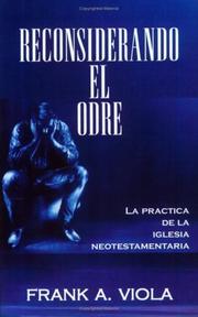 Cover of: Reconsiderando El Odre