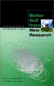 Cover of: Better Golf from New Research