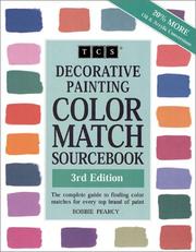Cover of: The decorative painting color match sourcebook