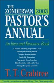 Cover of: Zondervan 2003 Pastor's Annual, The