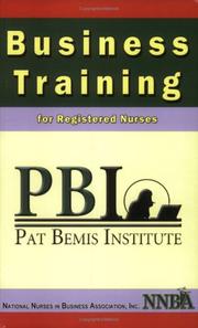 Cover of: Business Training for Registered Nurses