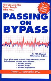 Passing on bypass by George J. Juetersonke