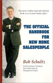 Cover of: The Official Handbook for New Home Salespeople