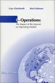 Cover of: I-Operations : The Impact of the Internet on Operating Models