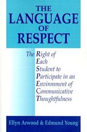 Cover of: The Language of Respect