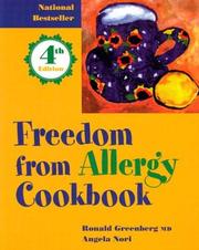 Cover of: Freedom from Allergy Cookbook | Ron Greenberg