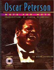 Cover of: Oscar Peterson Note for Note by Oscar Peterson