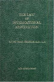 Cover of: The Law of International Arbitration