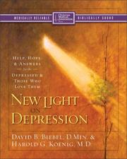 Cover of: New Light on Depression by David B. Biebel, Harold George Koenig