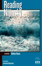 Cover of: Reading Nijinsky: a novel