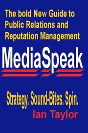 Cover of: MediaSpeak by Ian Taylor