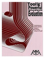 Cover of: Tools for Powerful Student Evaluation