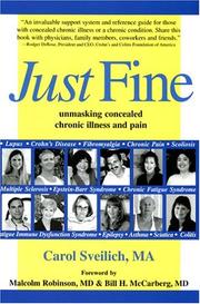 Cover of: Just Fine by Carol Sveilich