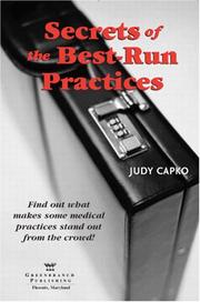 Cover of: Secrets of the Best-Run Practices