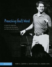 Cover of: Preaching God's Word: A Hands-On Approach to Preparing, Developing, and Delivering the Sermon