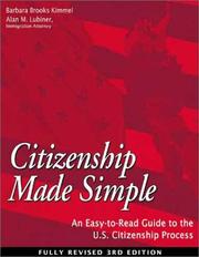 Cover of: Citizenship Made Simple by Barbara Brooks Kimmell, Alan M. Lubiner