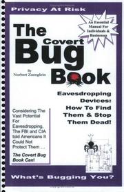 The Covert Bug Book by Norbert ZAENGLEIN