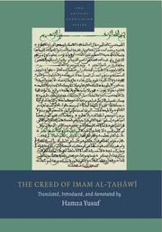 Cover of: The Creed of Imam al-Tahawi by Hamza Yusuf