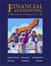 Cover of: Financial Accounting: A Business Perspective (8th Edition)