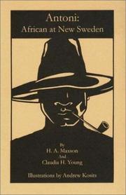 Cover of: Antoni by H. A. Maxson