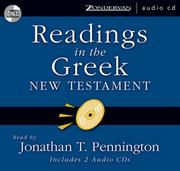 Cover of: Readings in the Greek New Testament: Includes 2 Audio CDs