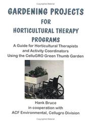 Cover of: Gardening Projects for Horticultural Therapy Programs