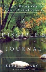 Cover of: A disciple's journal: in the company of Swami Ashokananda