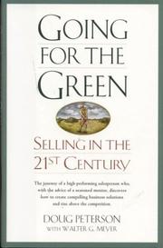 Cover of: Going For The Green: Selling in the 21st Century